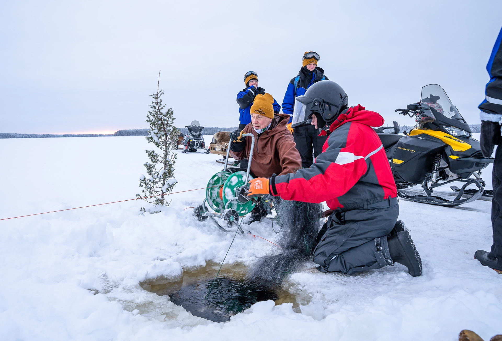 Verkko- ja pilkkiretki Nuasjärvelle